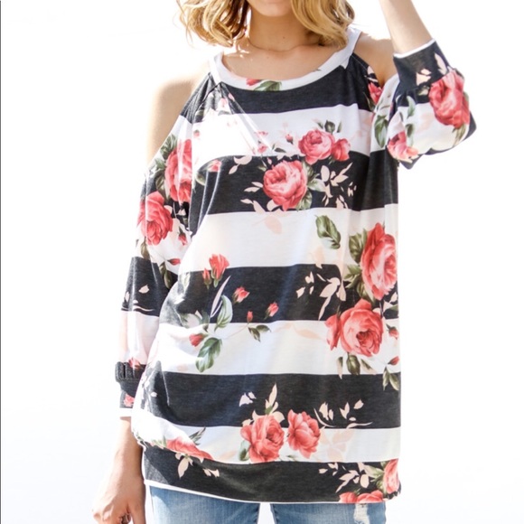 My Story Tops - NEW cold shoulder top